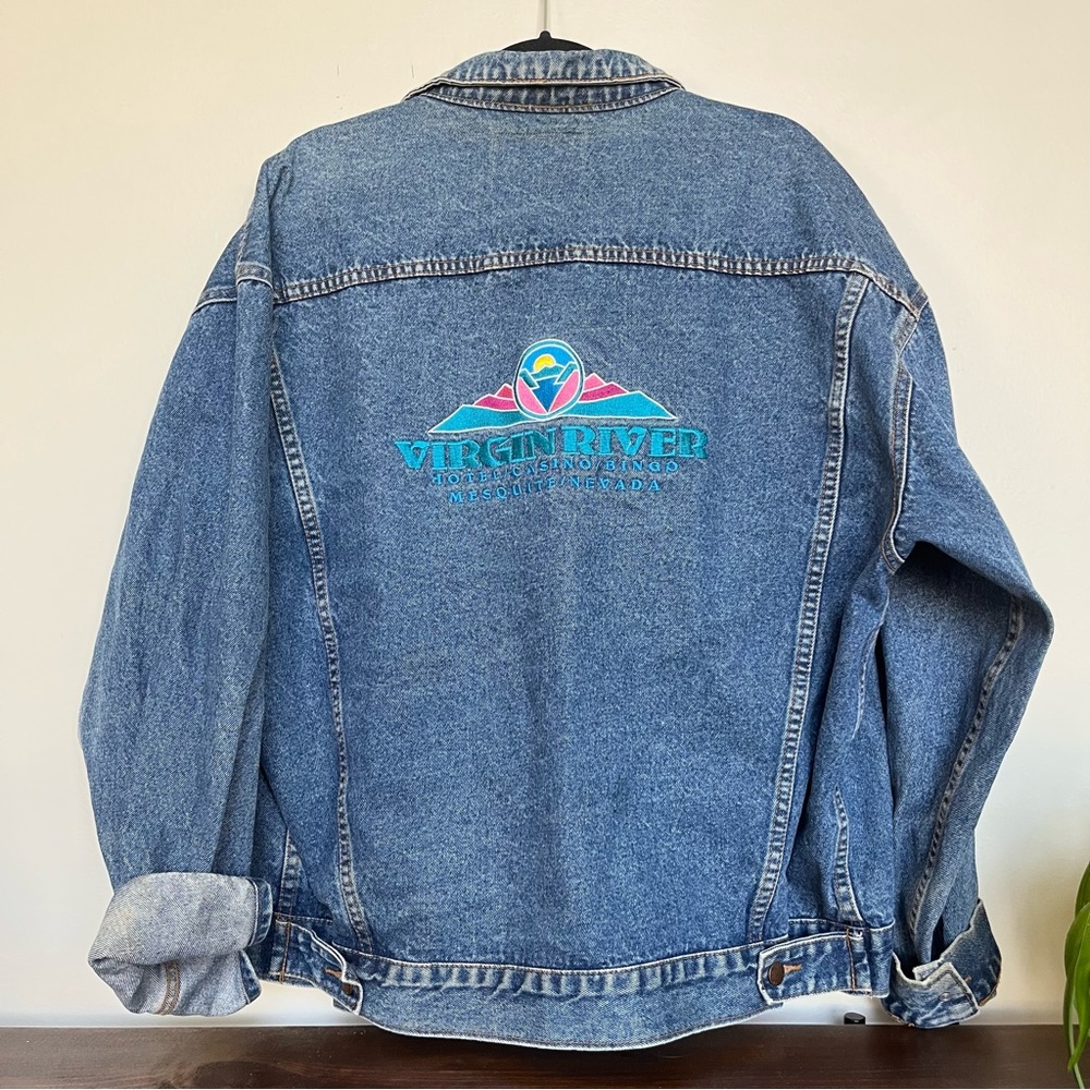 Vintage Utah/Nevada Virgin River Jean Jacket (HEAVY)